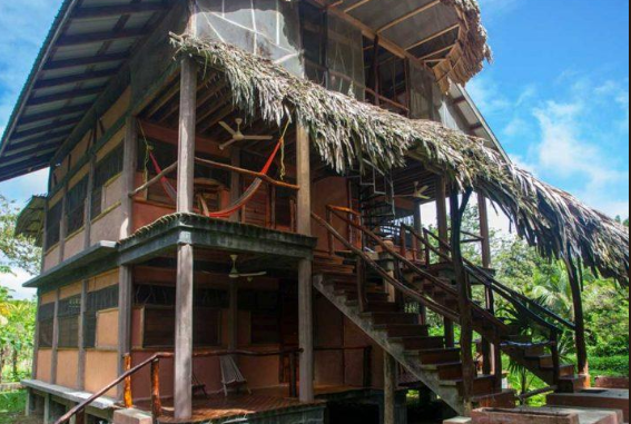 The loft at Cotton Wood Lodge in Belize where mission teams will stay